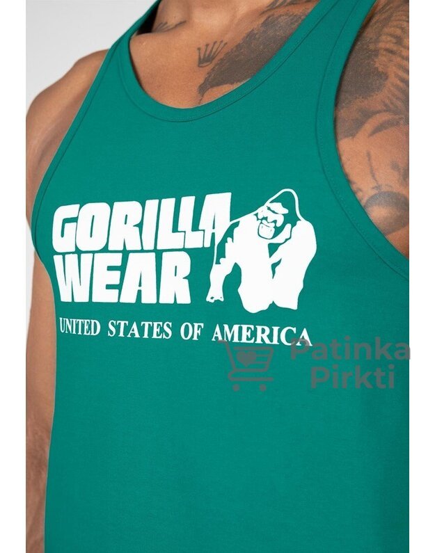 Gorilla Wear Classic Tank Top - Teal Green
