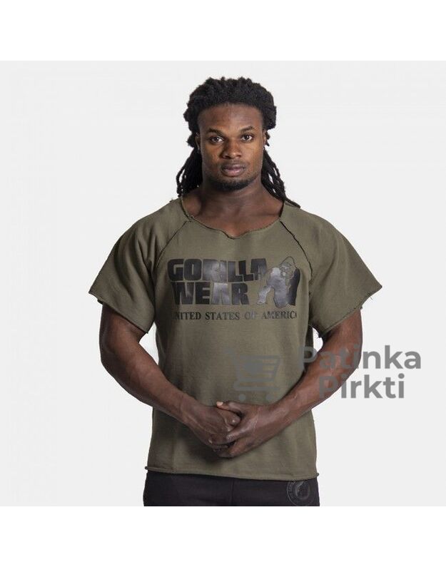 Gorilla Wear Classic Work Out TOP ARMY GREEN