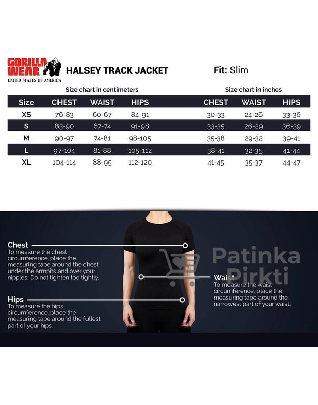 Gorilla Wear Halsey Track Jacket - Black