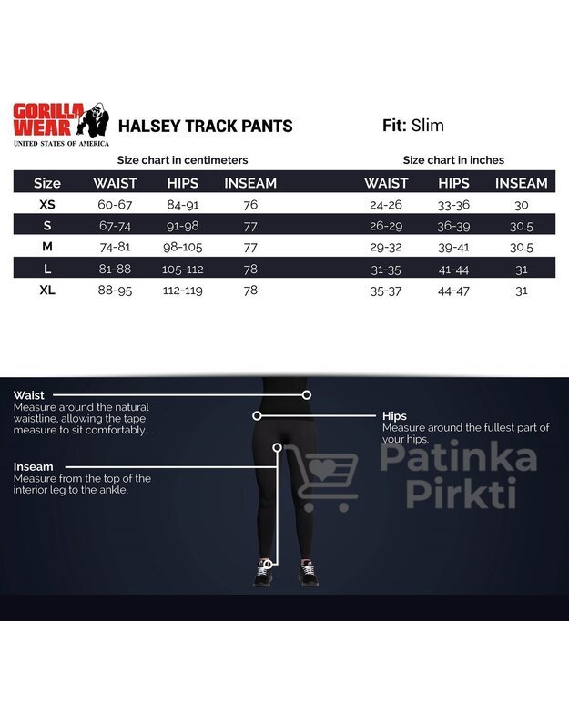 Gorilla Wear Halsey Track Pants - Black