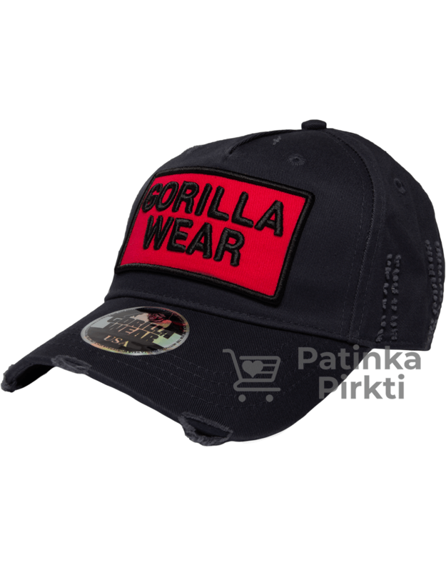 Gorilla Wear Harrison Cap - Black/Red