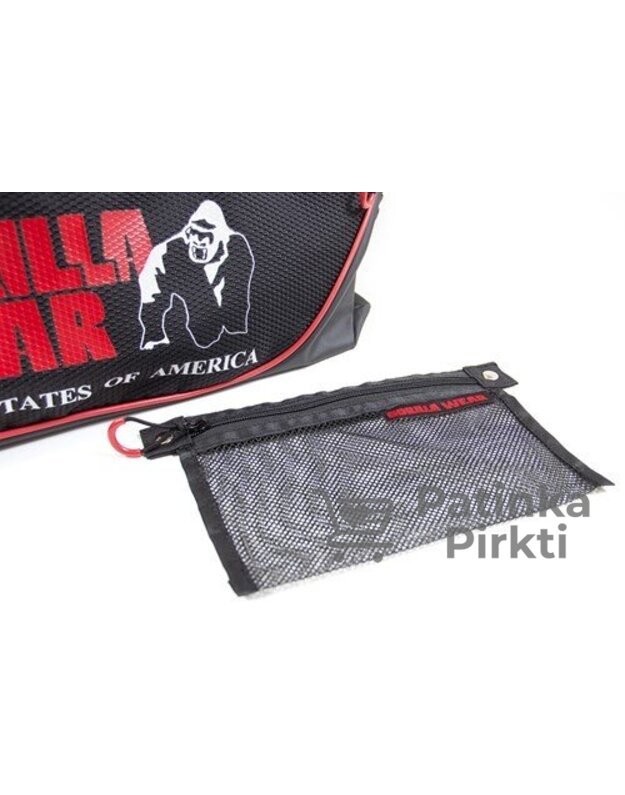 Gorilla Wear Jerome Gym Bag - Black/Red