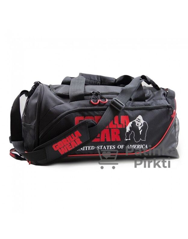 Gorilla Wear Jerome Gym Bag - Black/Red