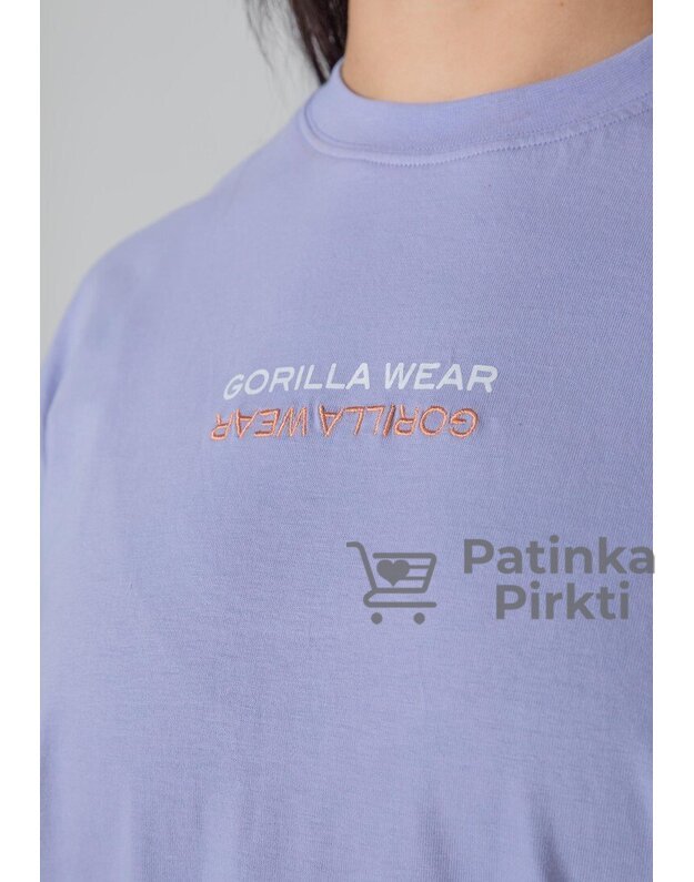 Gorilla Wear Medina Oversized T-Shirt - Lilac