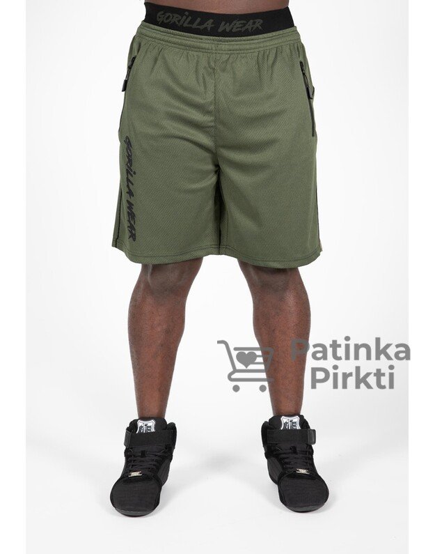 Gorilla Wear Mercury Mesh Shorts - Army Green/Black