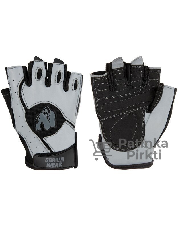 Gorilla Wear Mitchell Training Gloves - Black/Gray
