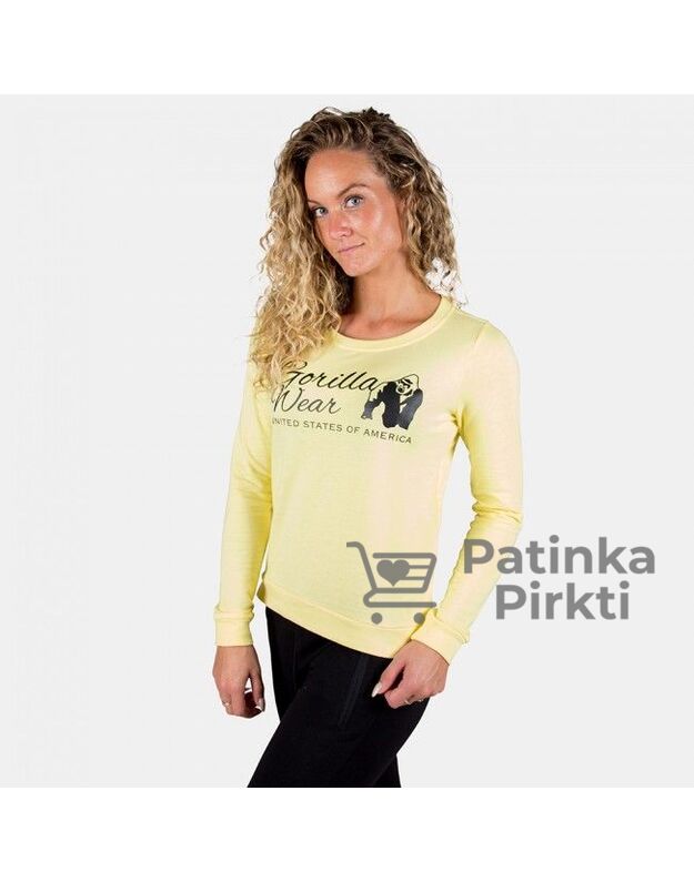 Gorilla Wear Riviera Sweatshirt - Light Yellow