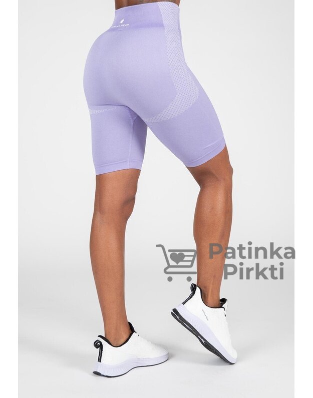 Gorilla Wear Selah Seamless Cycling Shorts - Lilac