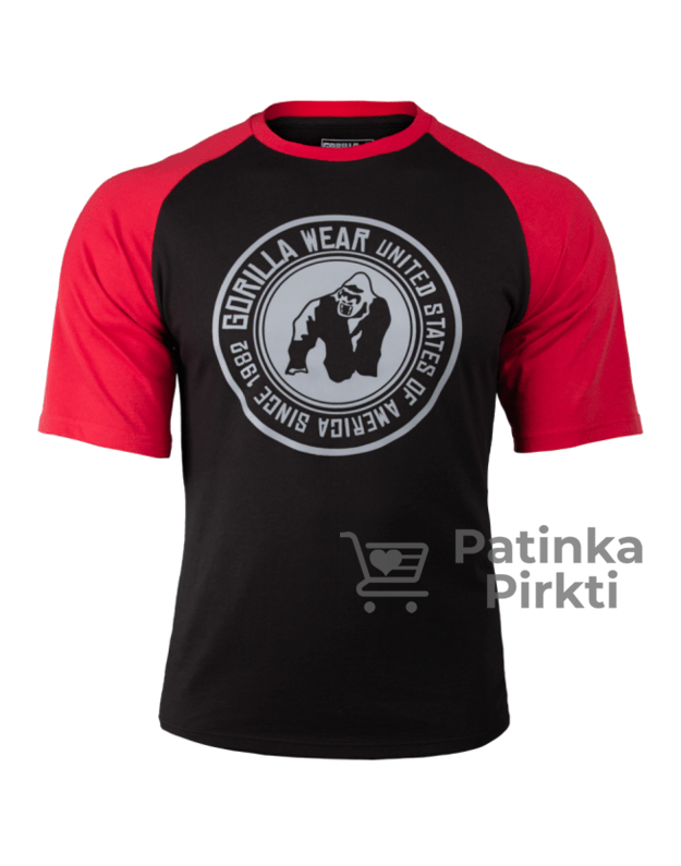 Gorilla Wear Texas T-shirt - Black/Red