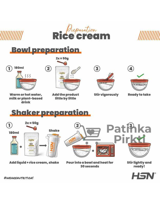 HSN Cream of rice (ryžių miltų mišinys &quot ryžių kremas&quot ) 1000g