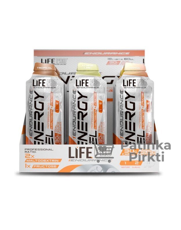 Life Pro Endurance Caffeine Energy Gel 60 ml