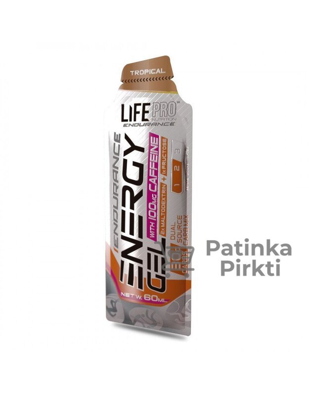Life Pro Endurance Caffeine Energy Gel 60 ml