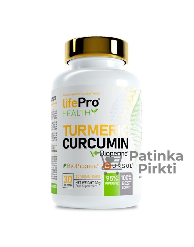 Life Pro Turmeric Curcumin + Bioperine 60 kaps