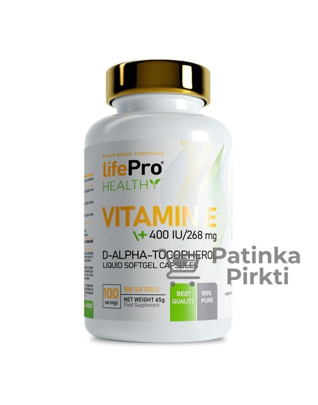 Life Pro Vitaminas E 100 kaps