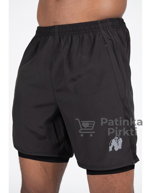 Modesto 2-In-1 Shorts - Black