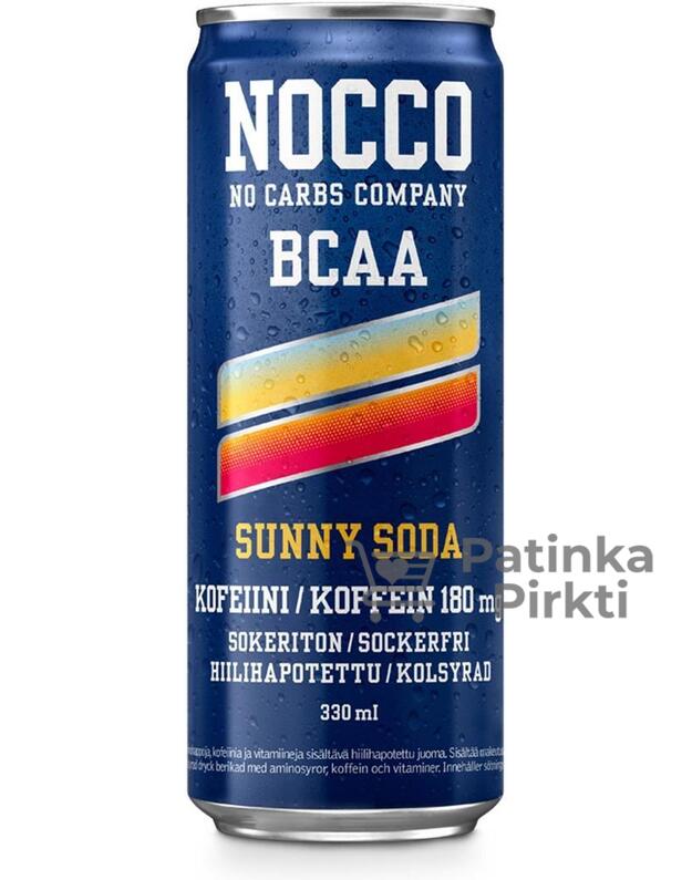 NOCCO BCAA 330 ml. Sunny Soda
