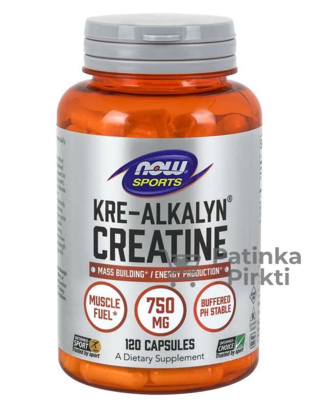 NOW Kre-Alkalyn Creatine 750mg 120 caps