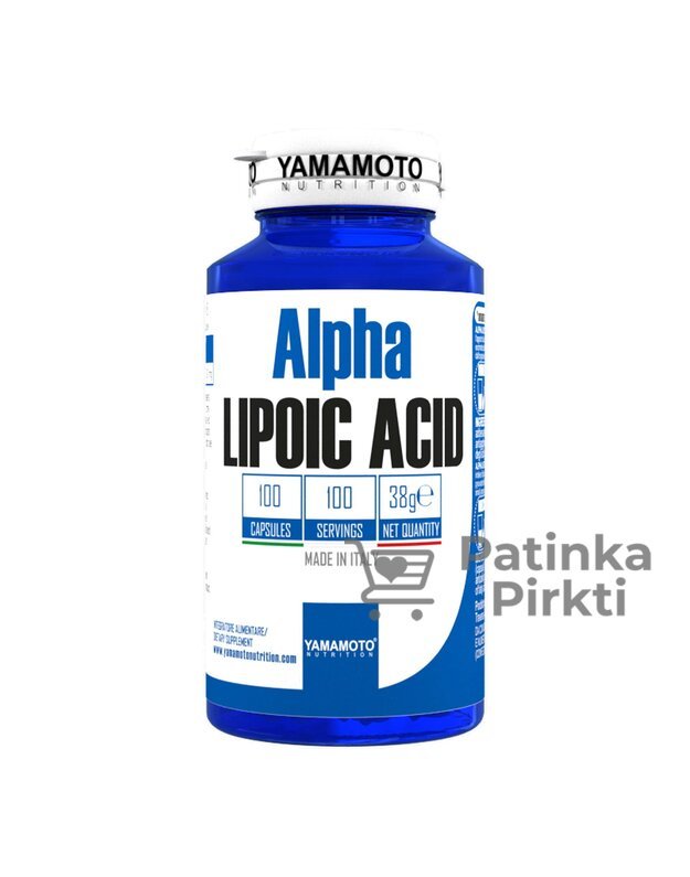 Yamamoto Nutrition Alpha LIPOIC ACID 100 kaps