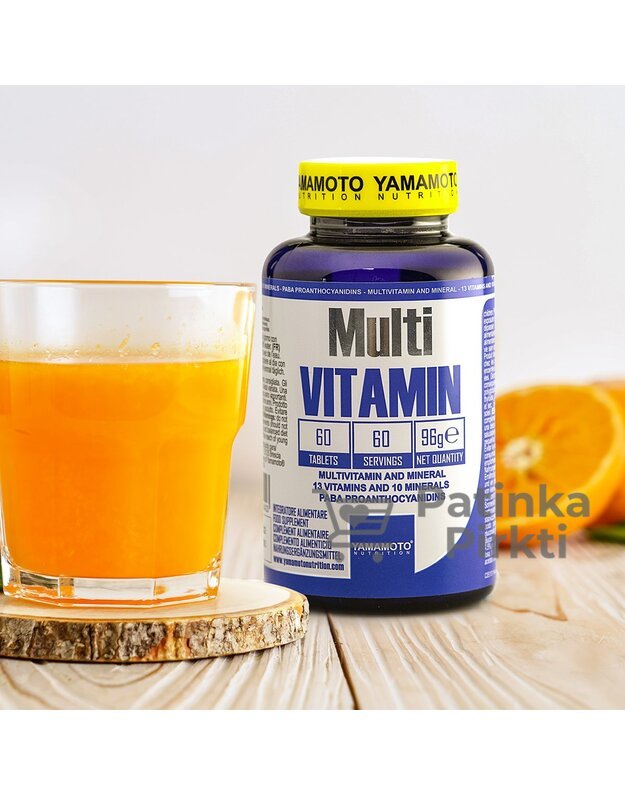 Yamamoto Nutrition Multi VITAMIN 60 tab. (2 mėn.)